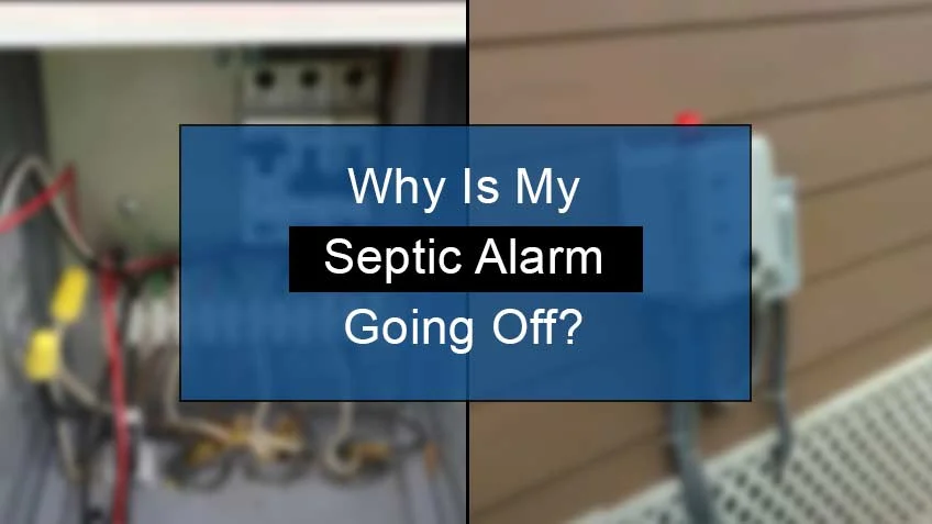 why is my septic alarm going off