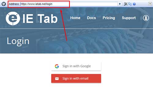 ie tab search bar